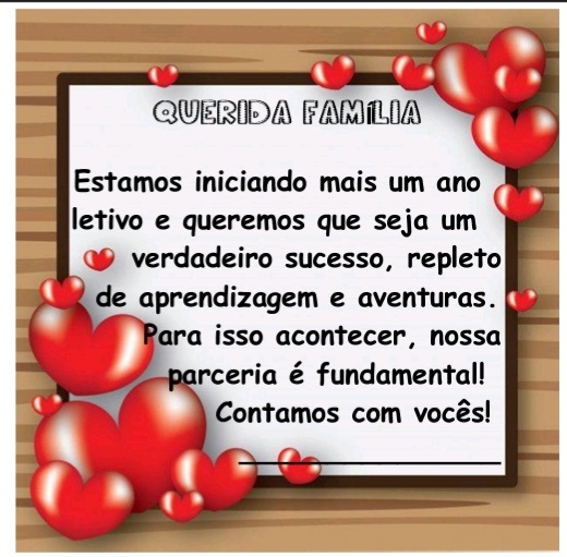 Bilhete volta às aulas/família