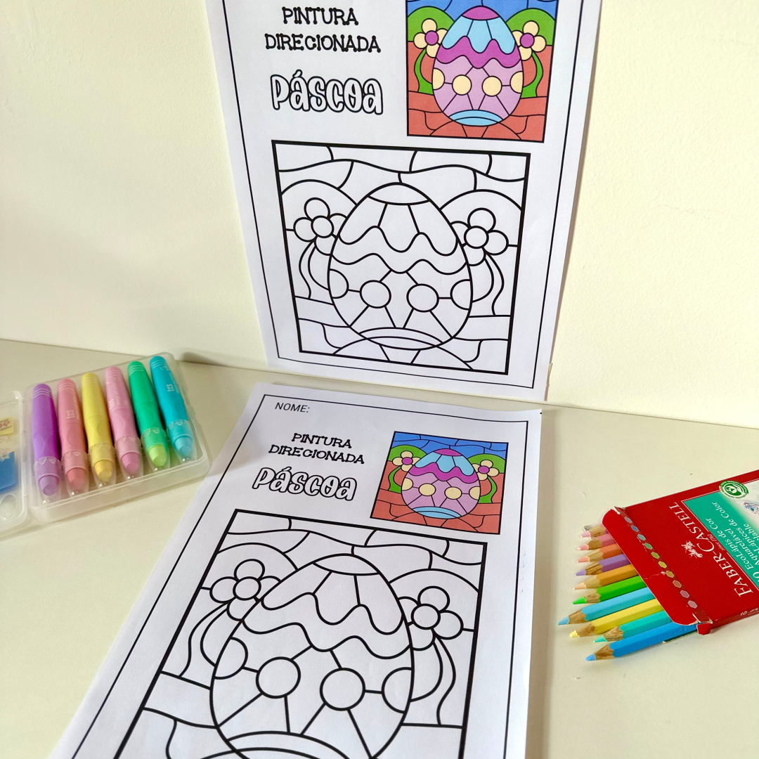Atividade pintura de Páscoa