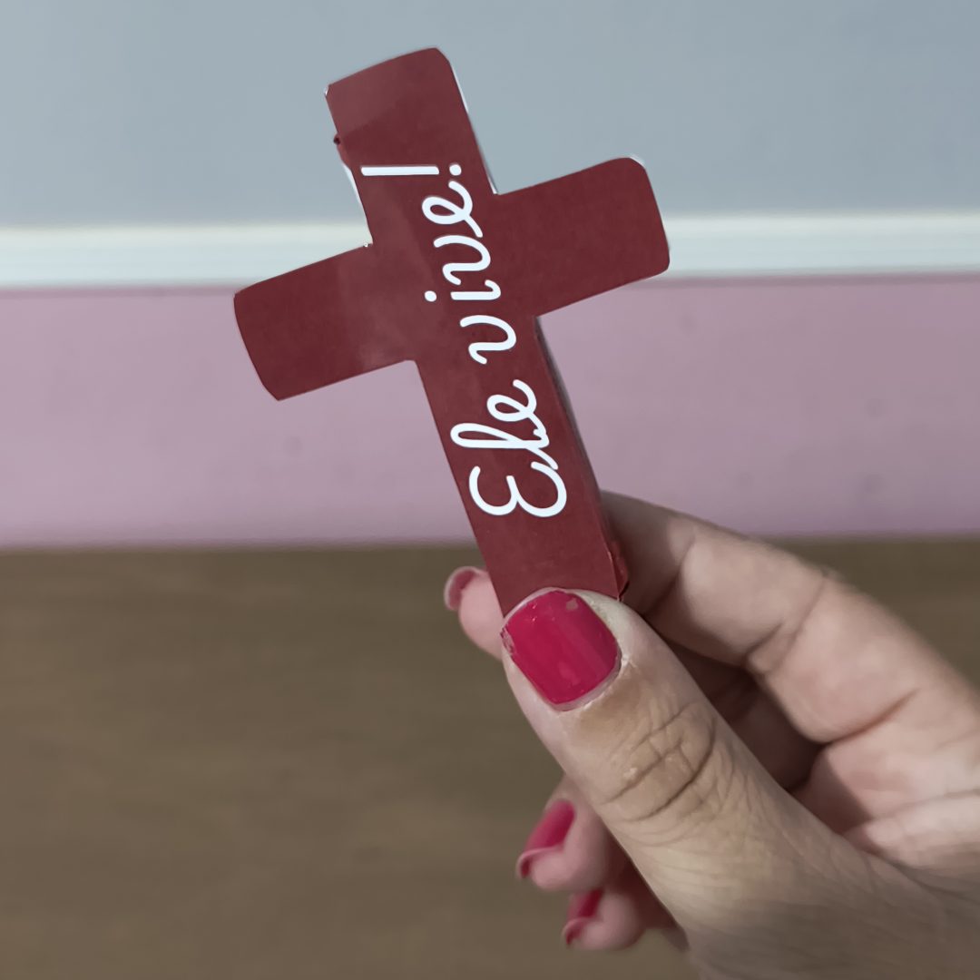 Card cruz Páscoa