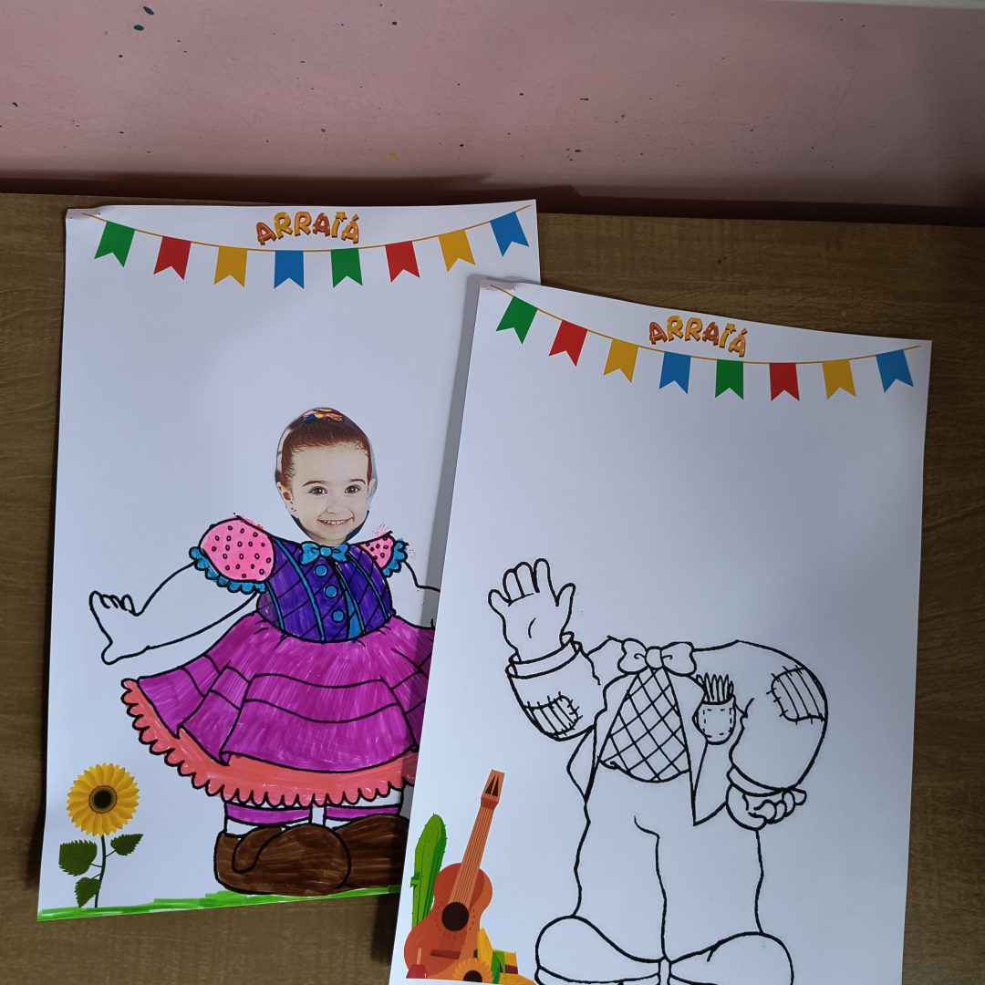 Atividade junina interativa (pra foto)