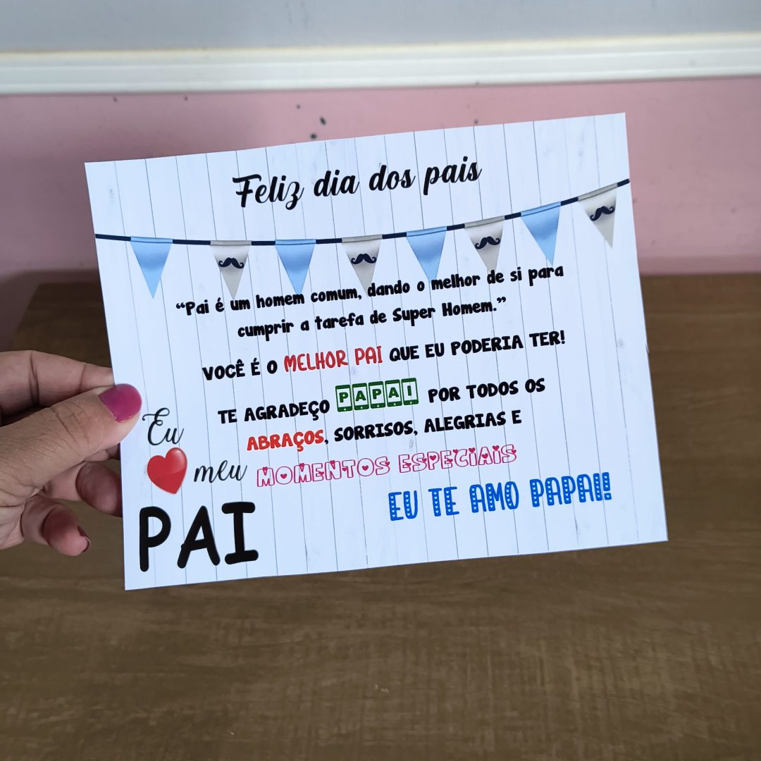 Cartão para o papai