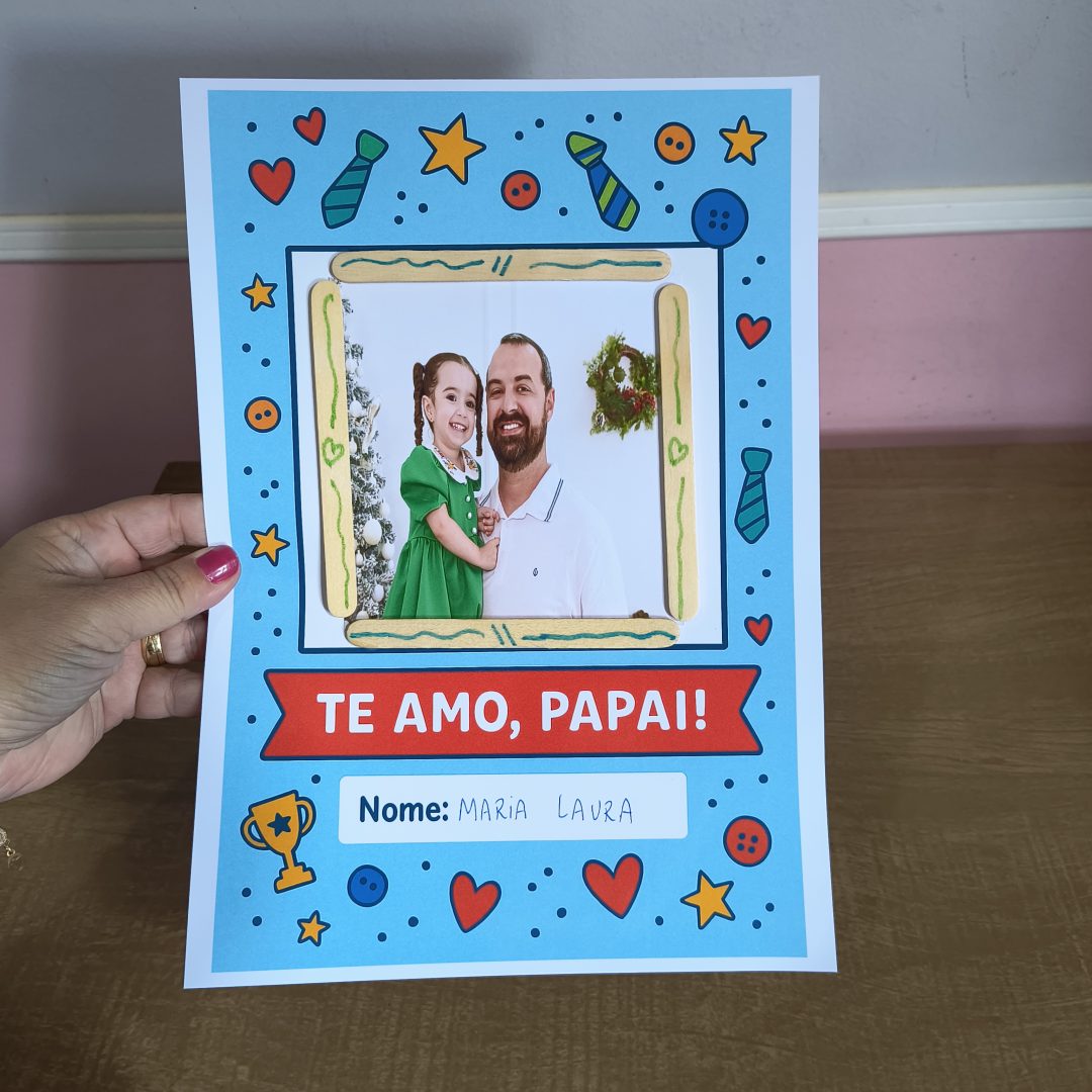 Lembrança para foto (papai)