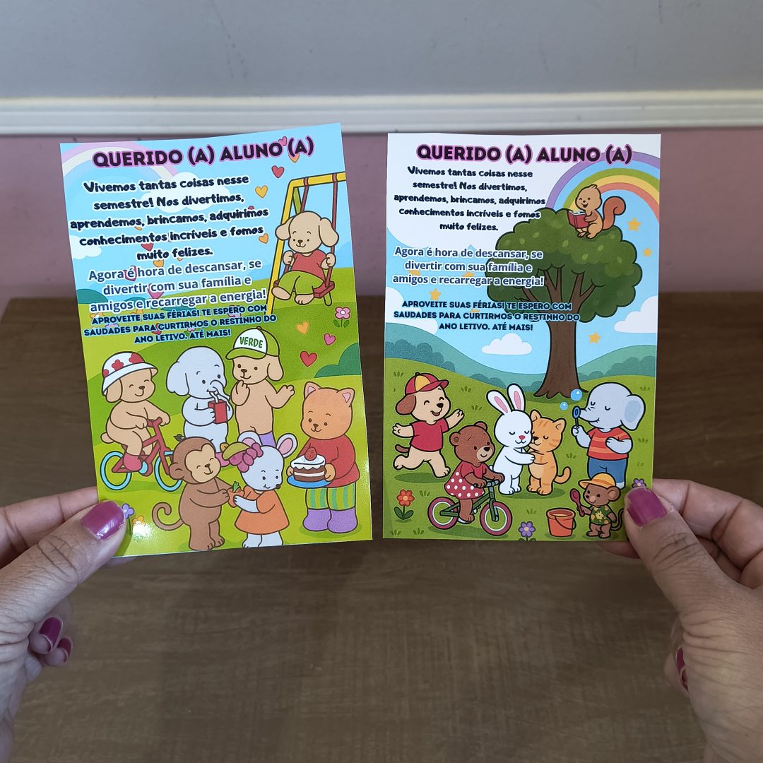 Cartão boas férias