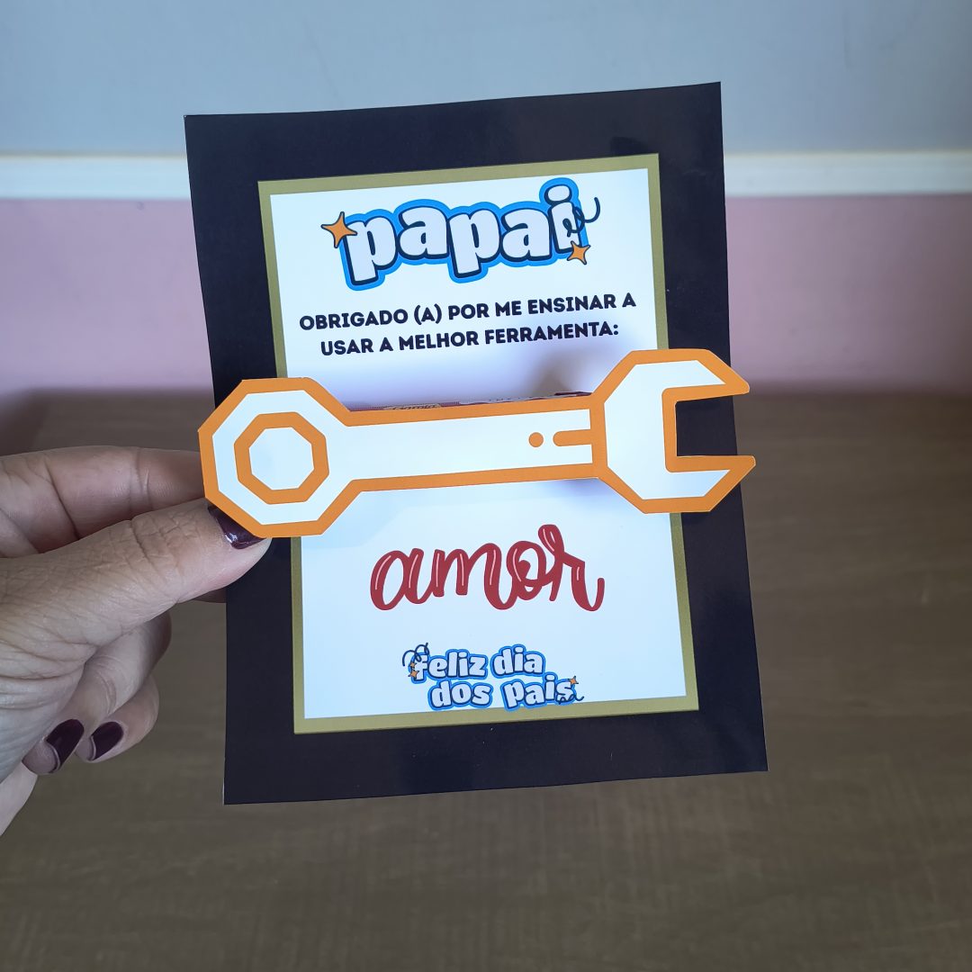 Cartão ferramenta papai