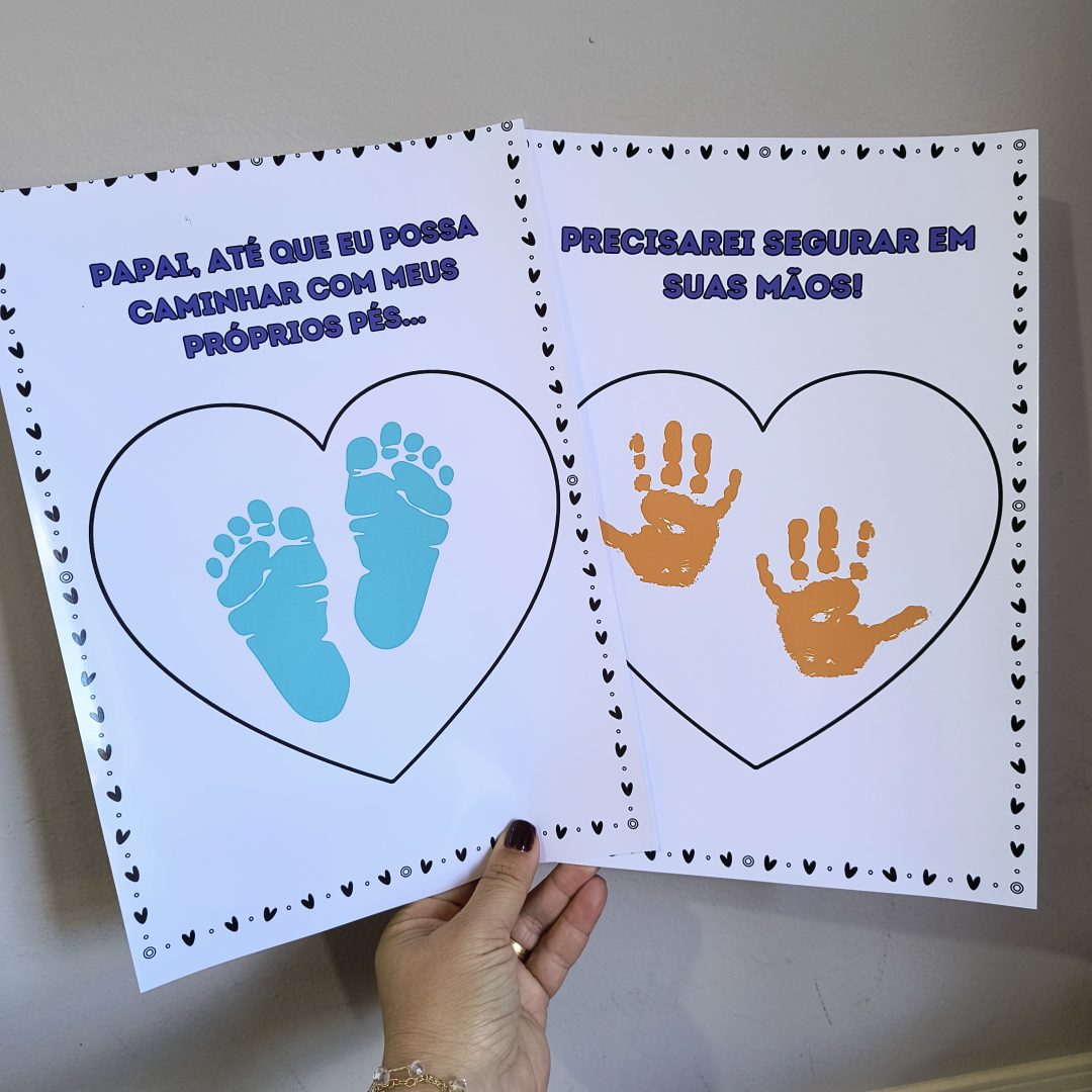 Mãos e pés para o papai