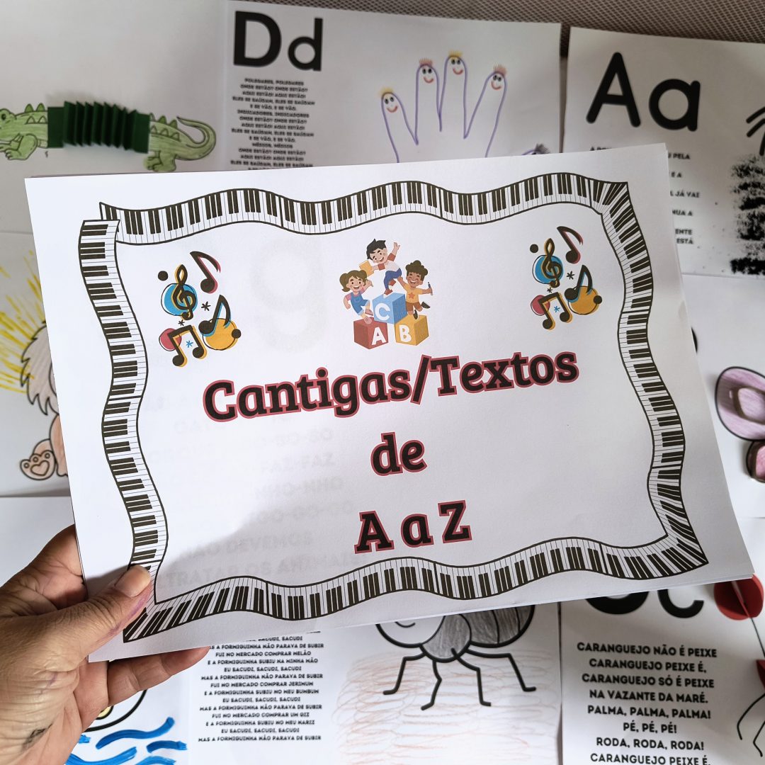 Livro textos e cantigas A a Z