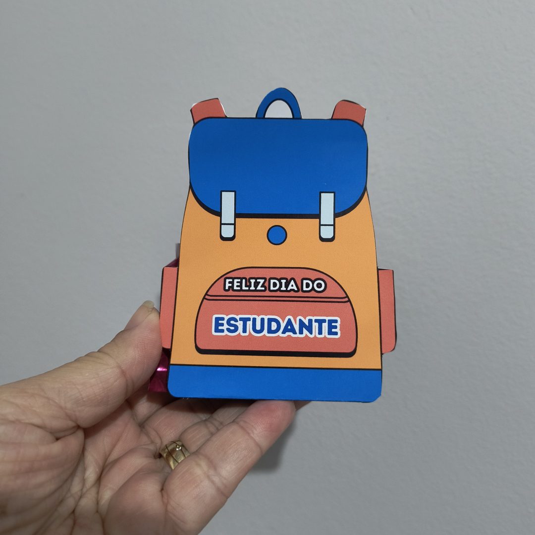 Mochila dia do estudante