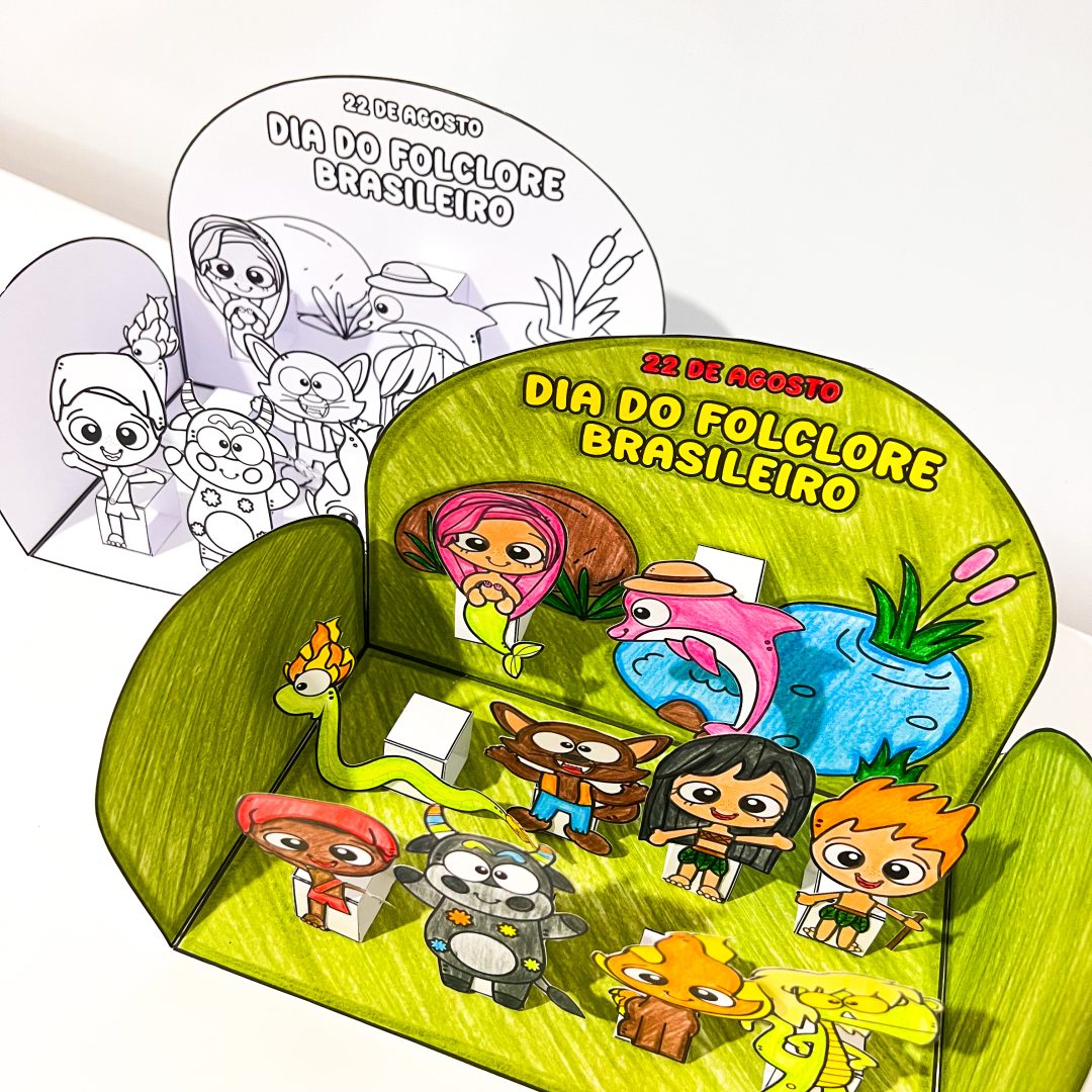 Cenário 3D folclore