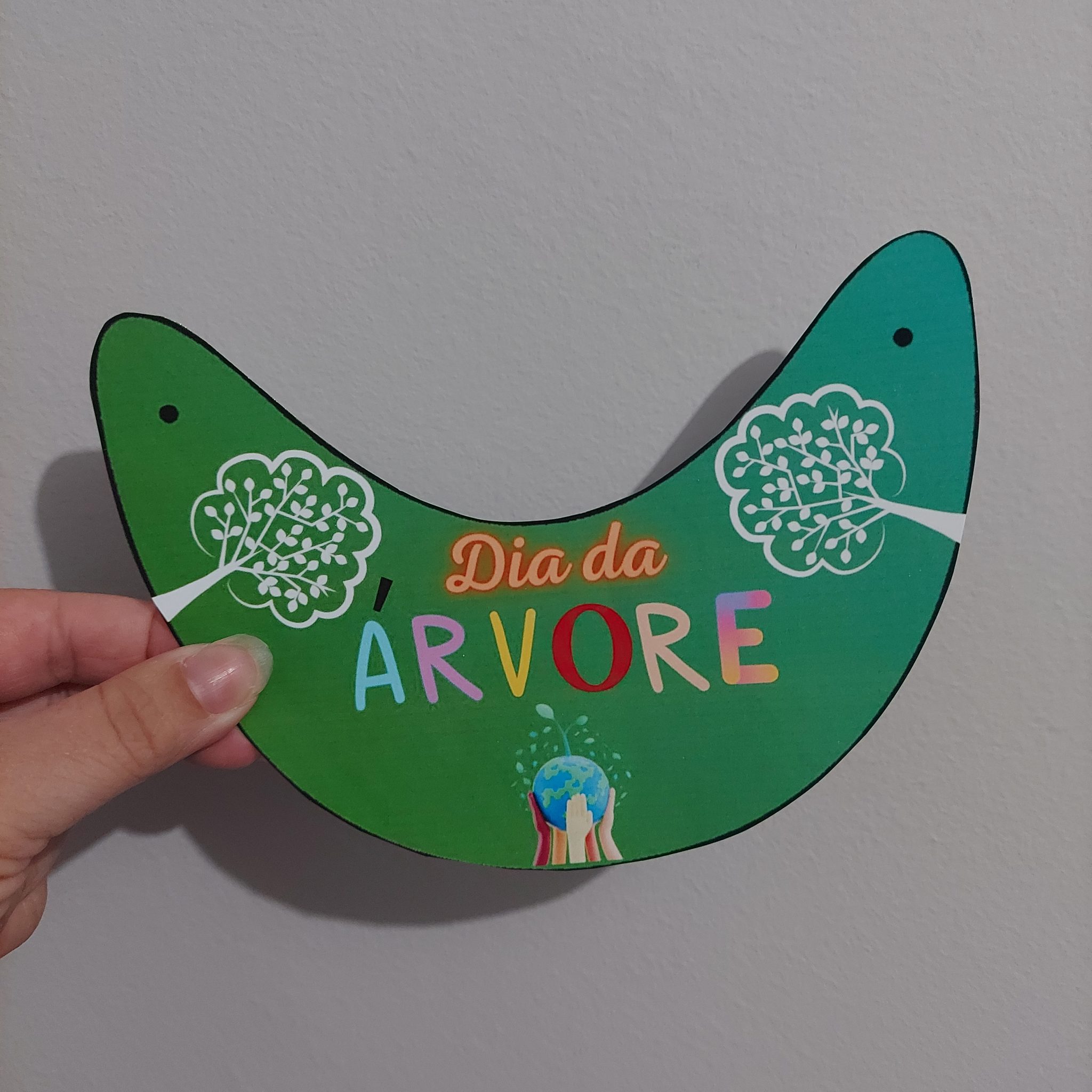 Viseira dia da árvore – Débora Atividade Infantil