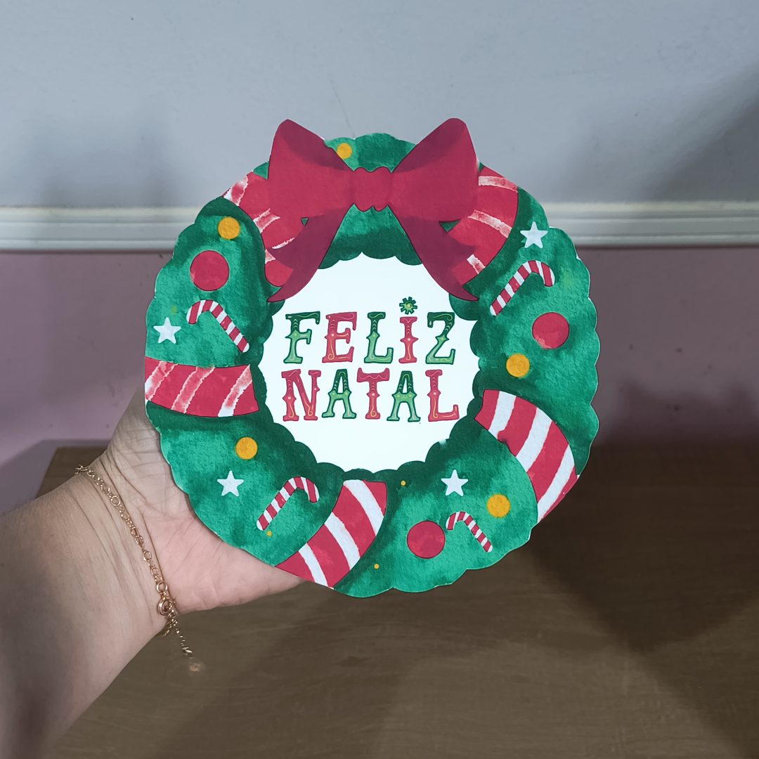 Lembrança pratinhos Natal