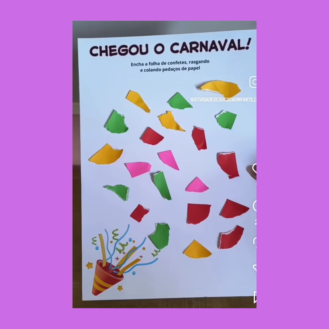 Atividades carnaval