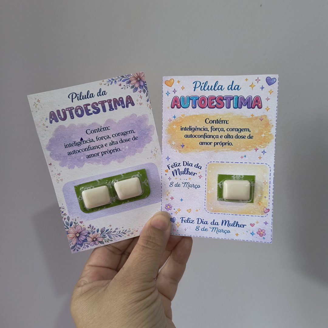 Cartão Dia da mulher (pílula)