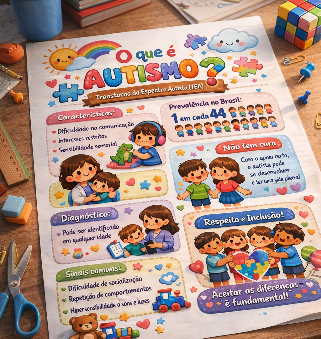 Folder explicativo autismo