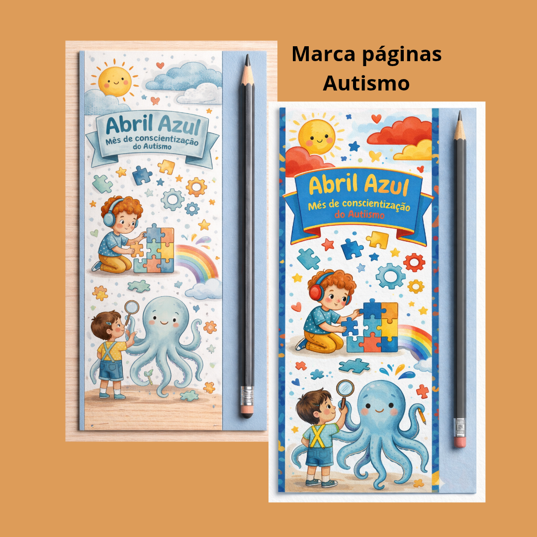 Marca páginas Autismo