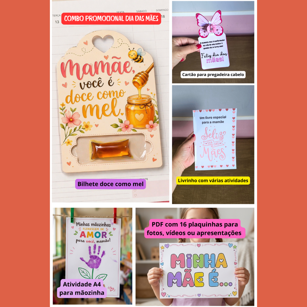 COMBO PROMOCIONAL DIA DAS MÃES