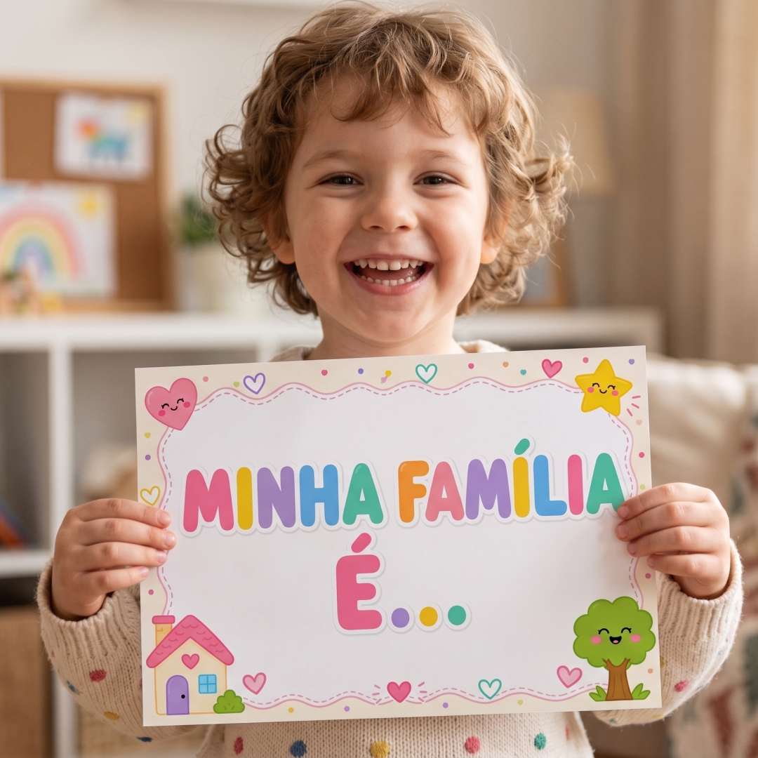 Plaquinhas família