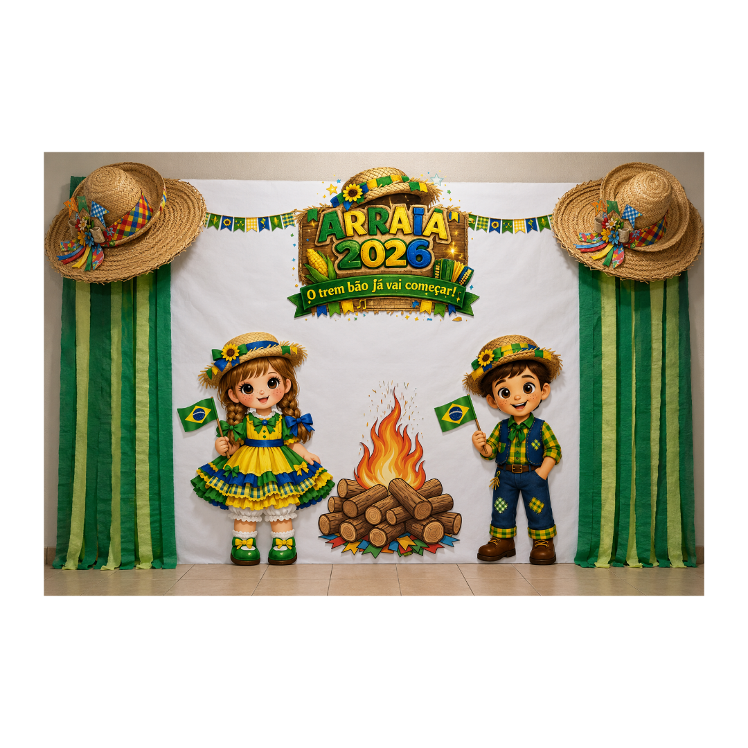 Painel junino Brasil