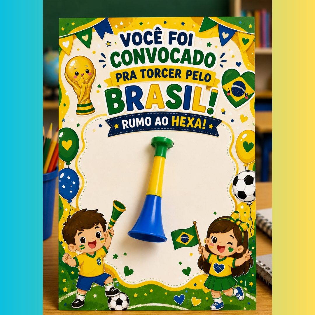 Cartão/lembrancinha Copa do Mundo
