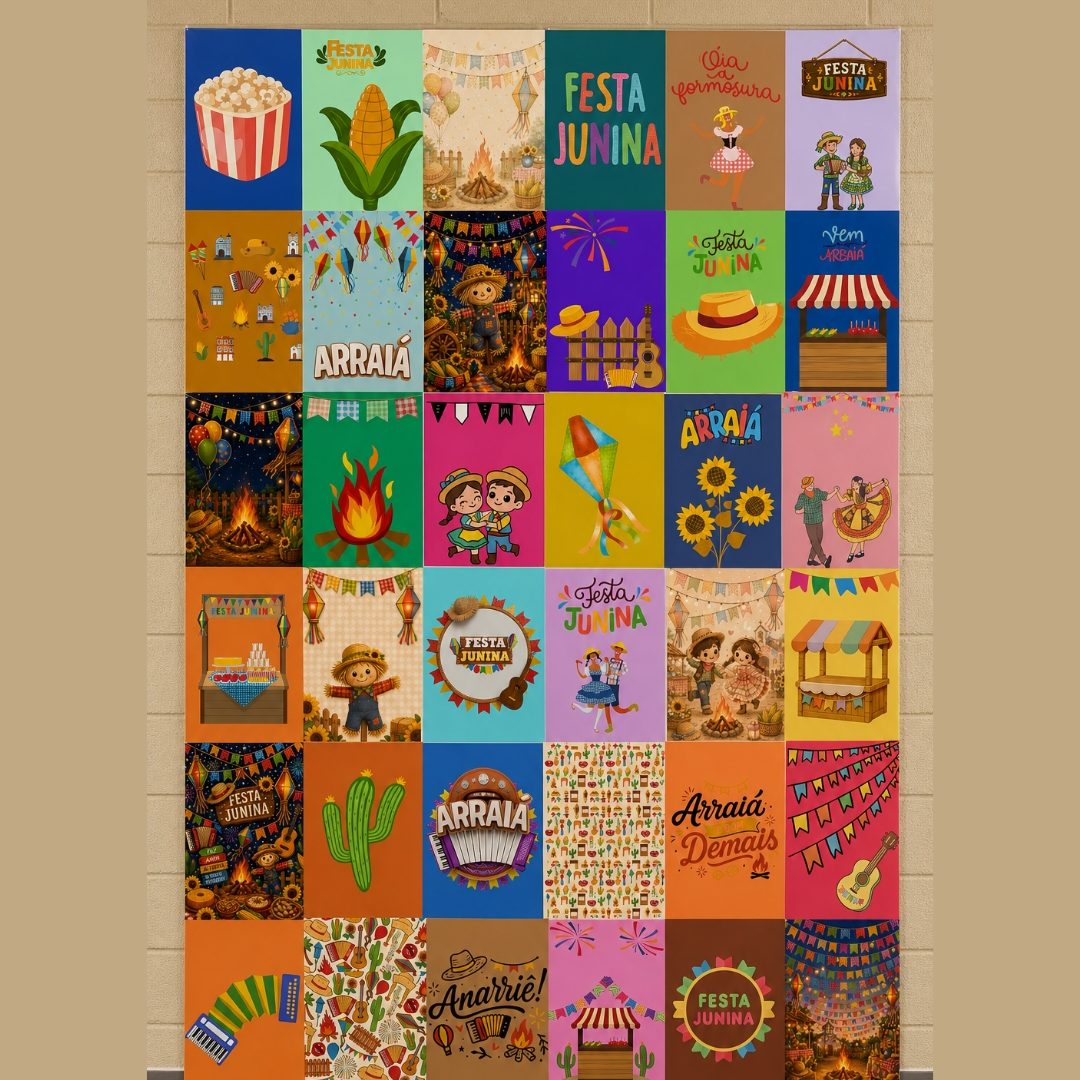 Painel cenário junino