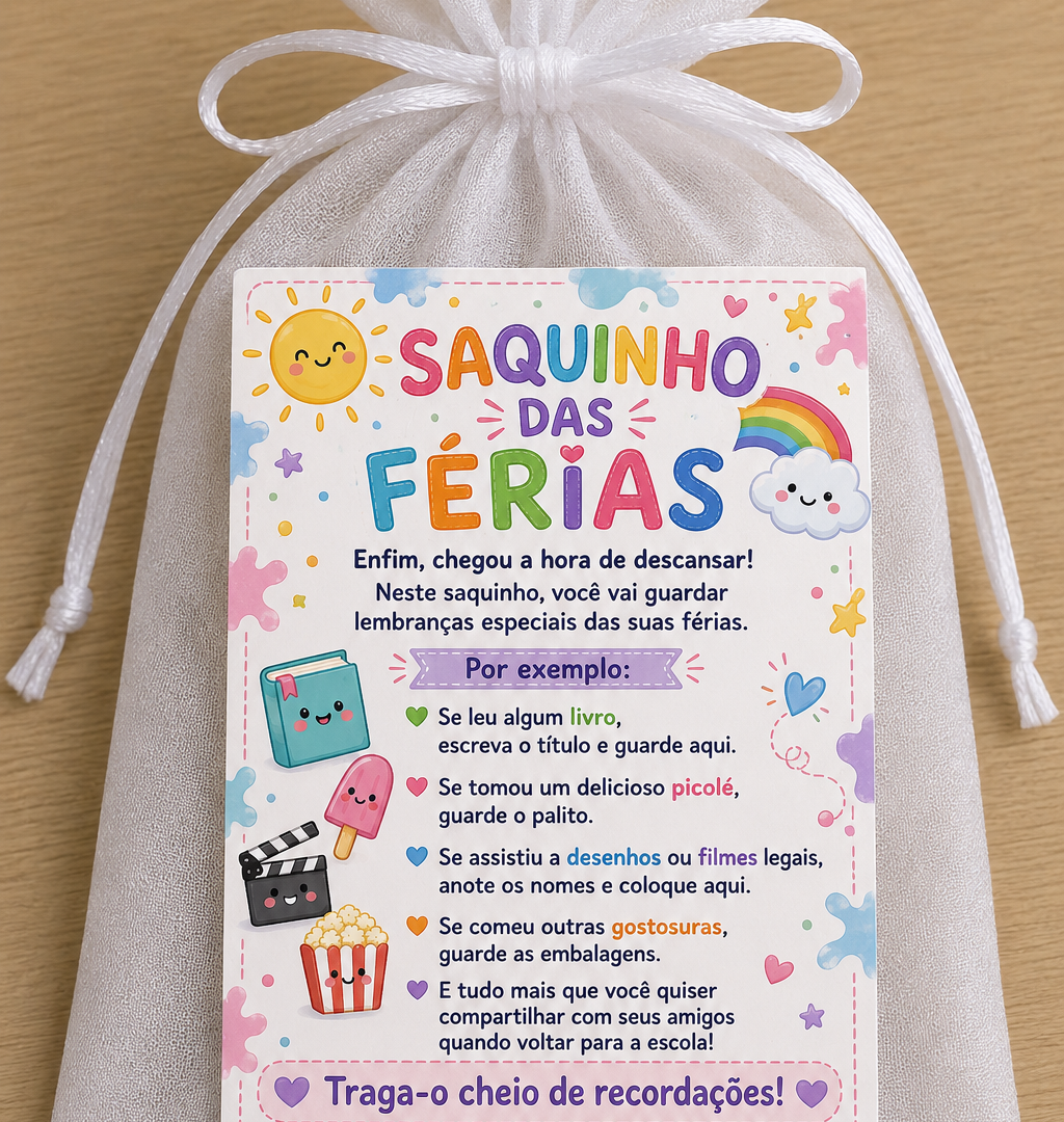Saquinho das férias (novo)