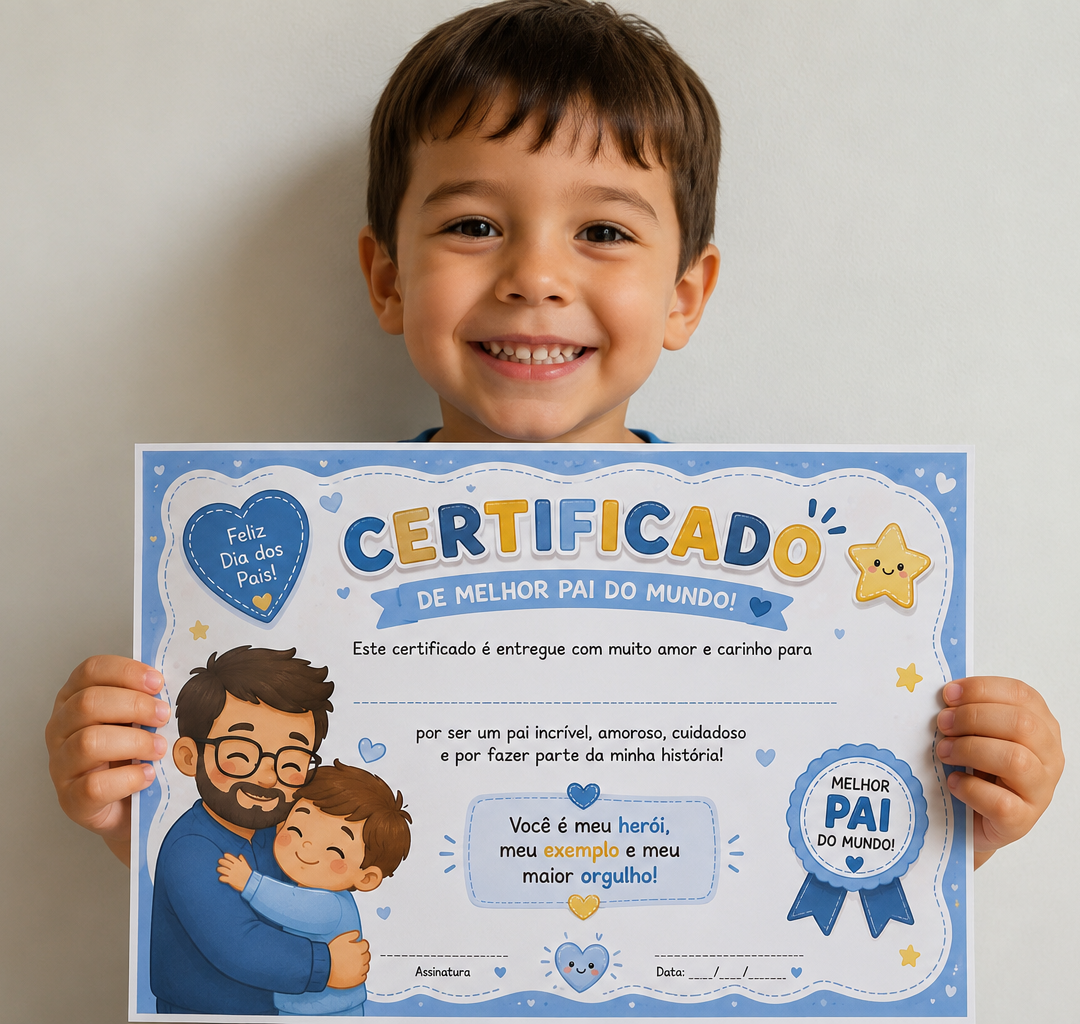Certificados dia dos pais