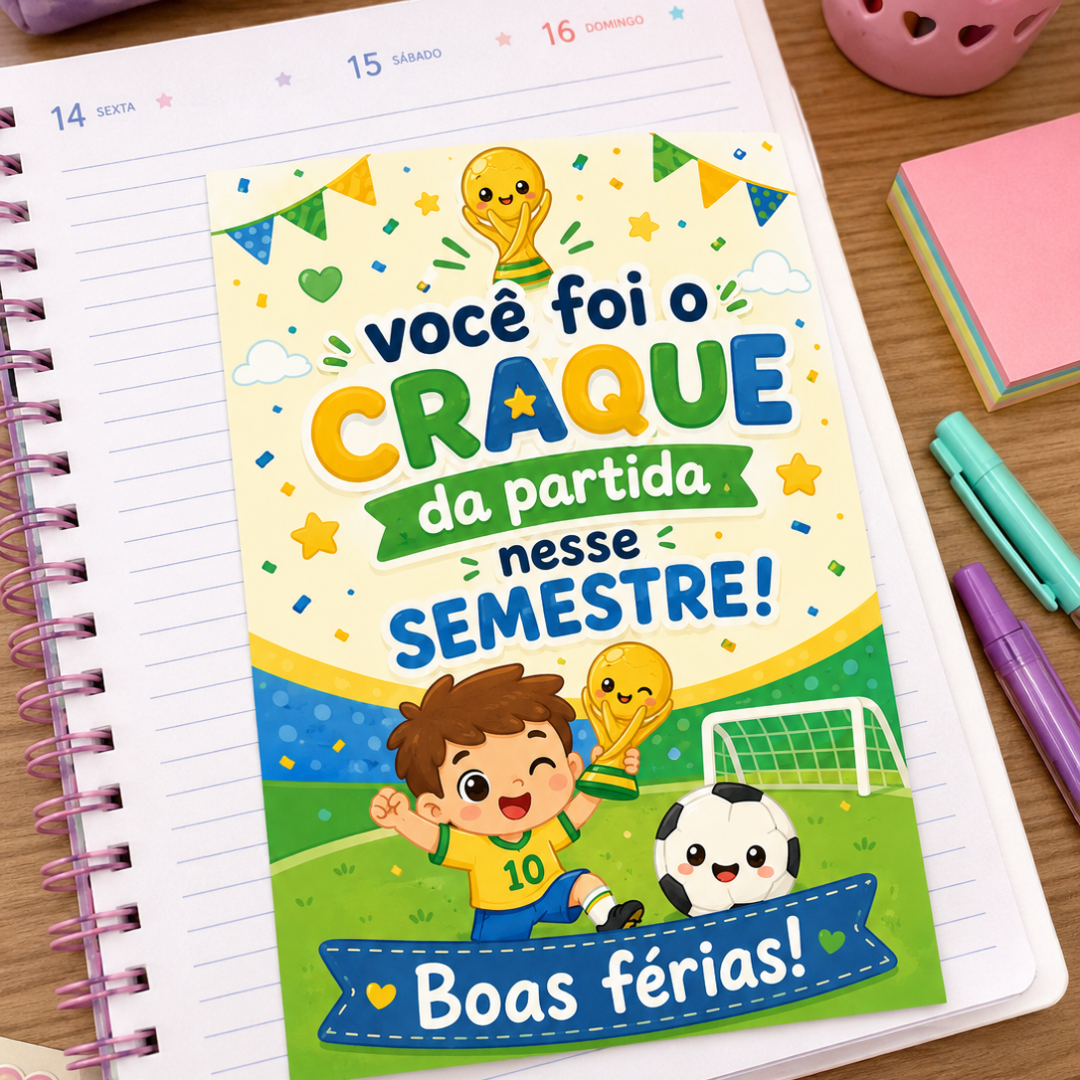 Cartão boas férias Brasil