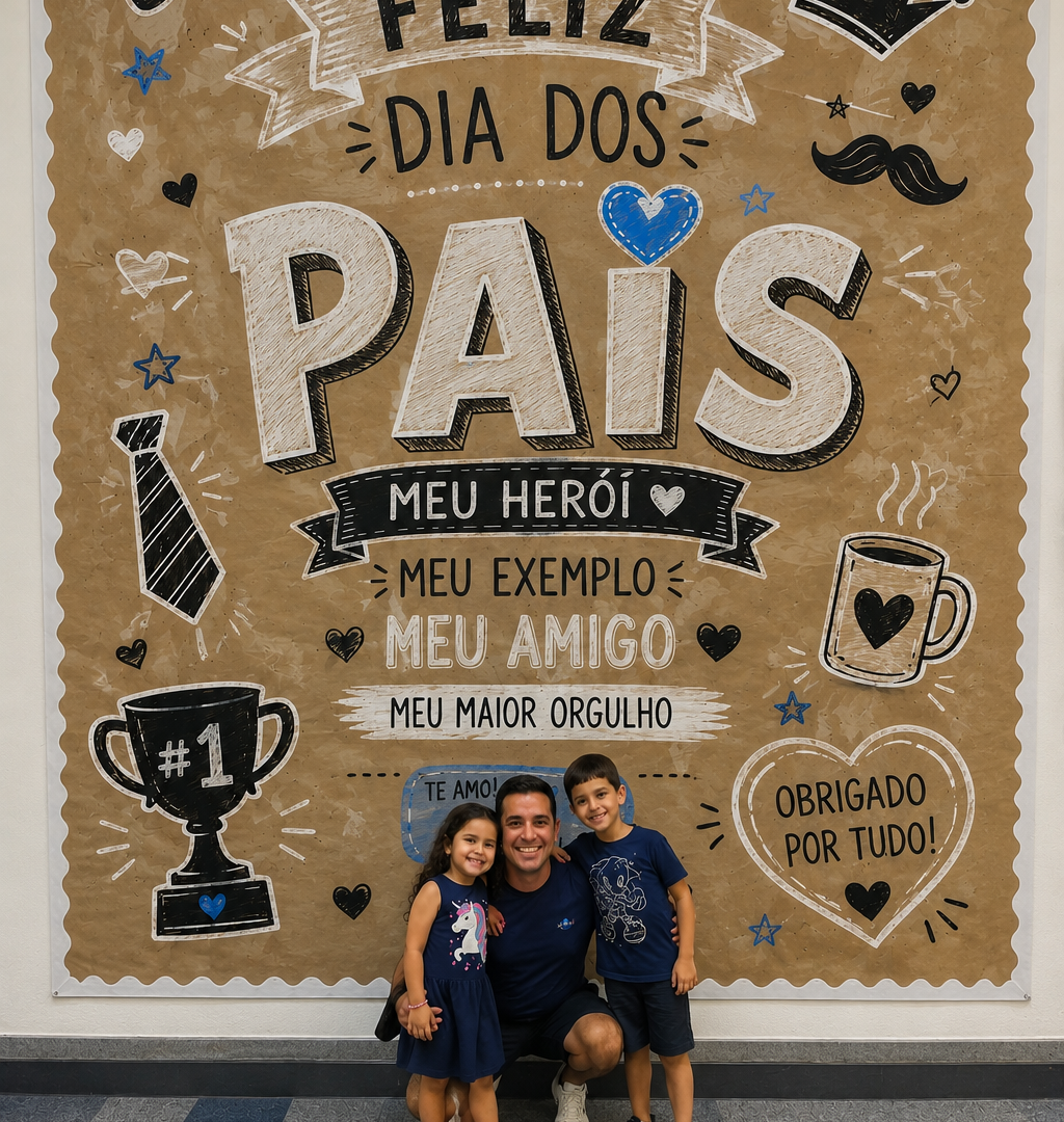 Paineis dia dos pais (arquivo com dois modelos)