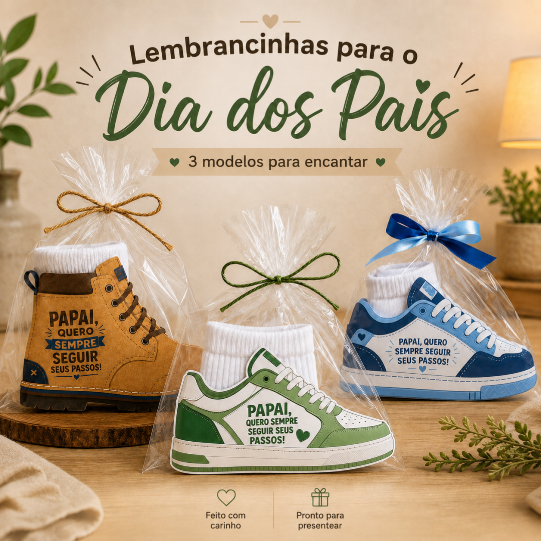 Sapatos meia dia dos pais