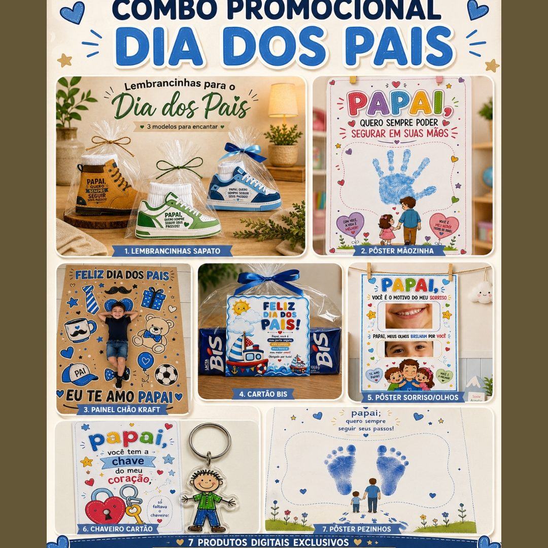 Combo promocionais dia dos pais