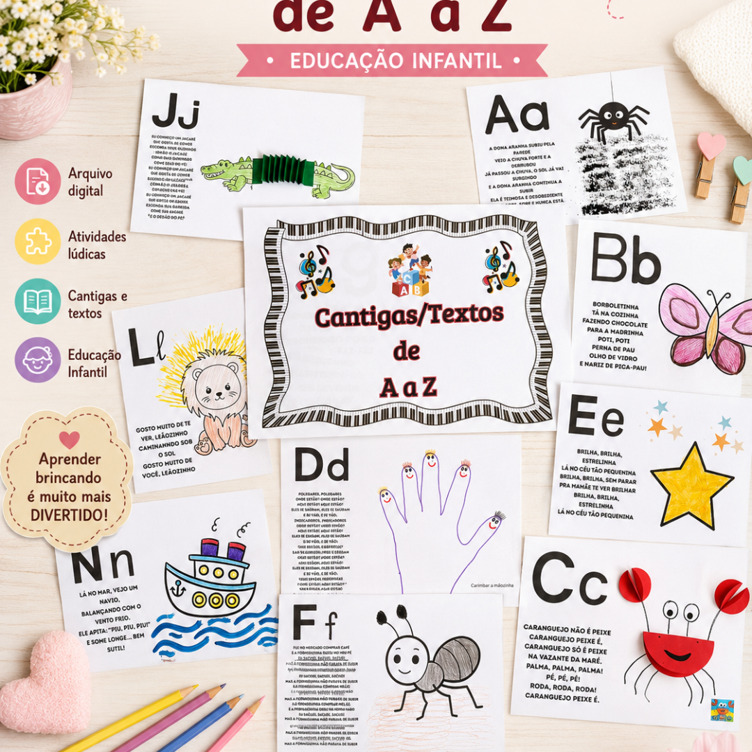 Livro textos e cantigas A a Z (completo)