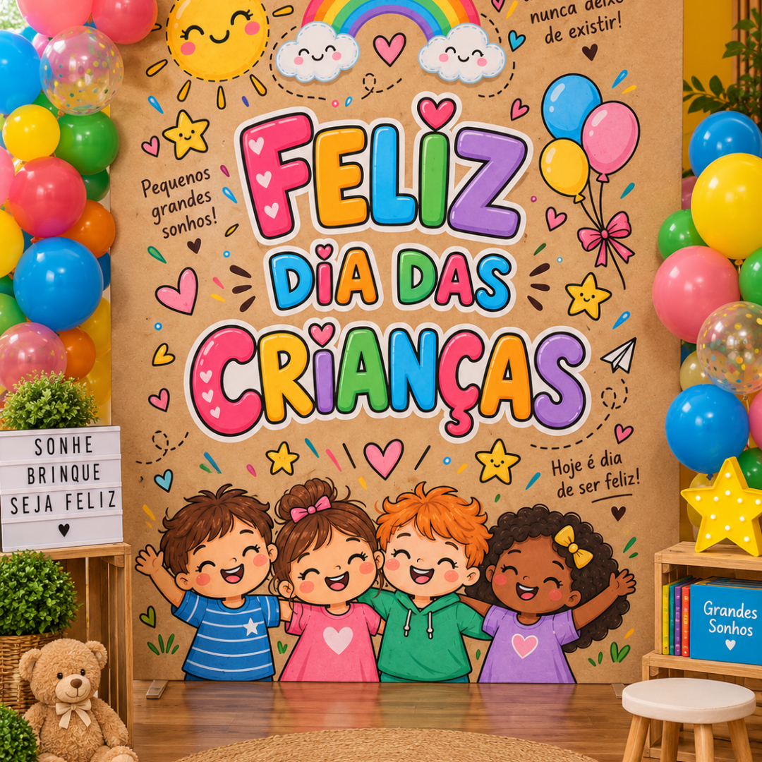 Cenários fotos dia das crianças