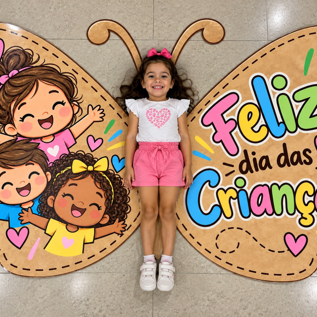 Painel para foto dia das crianças